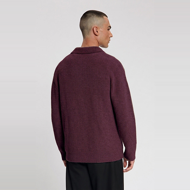 ARES KNITTED POLO Flieder