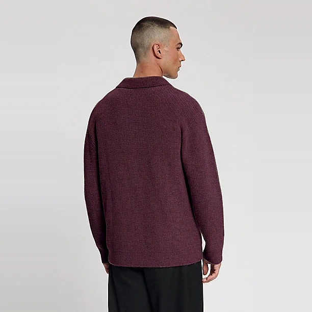 ARES KNITTED POLO Flieder