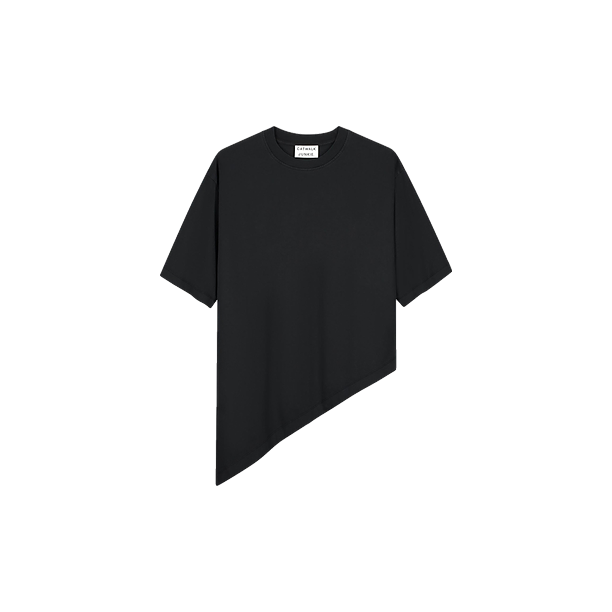 Asymmetric Tshirt Zwart
