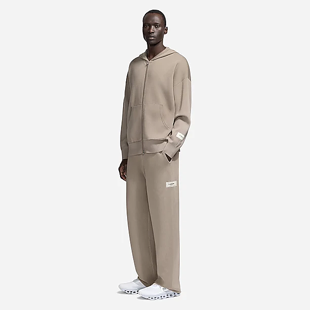 ATELIER KNIT ZIP-UP Taupe
