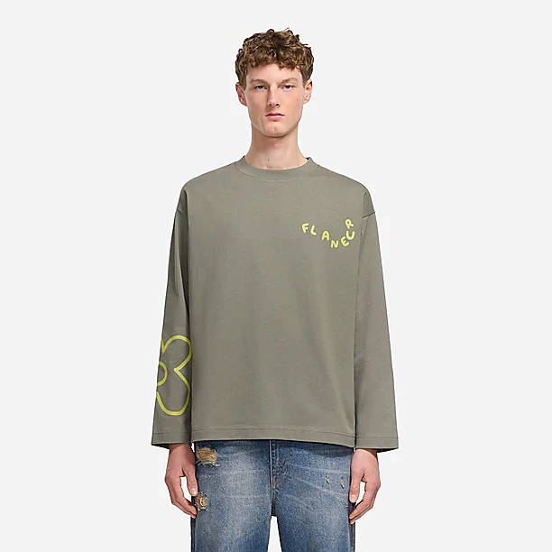 BLOSSOM LONG SLEEVE Khaki