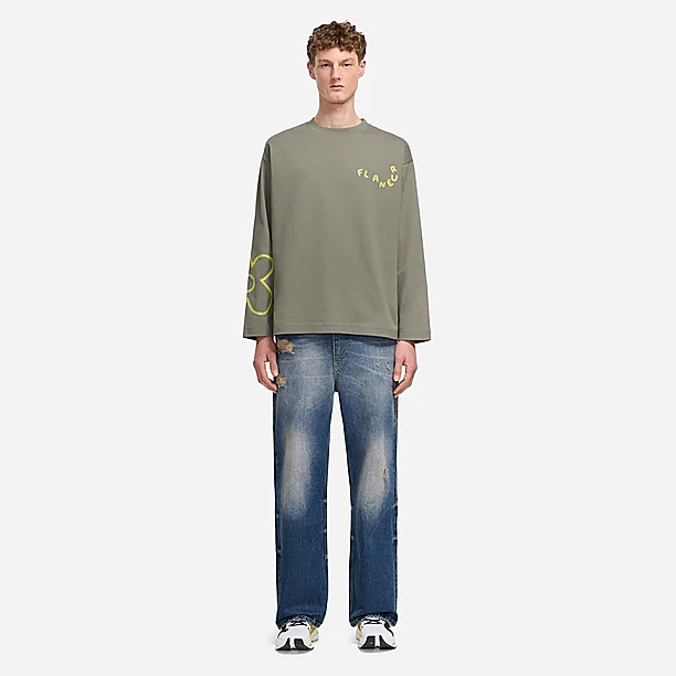 BLOSSOM LONG SLEEVE Khaki