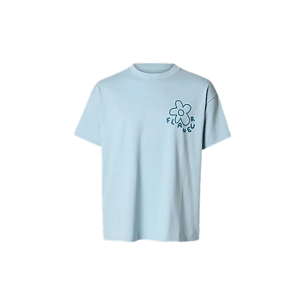 BLOSSOM T-SHIRT Licht Blauw