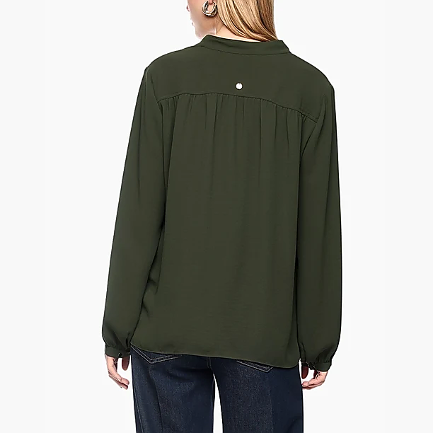 Bluse Donker Groen