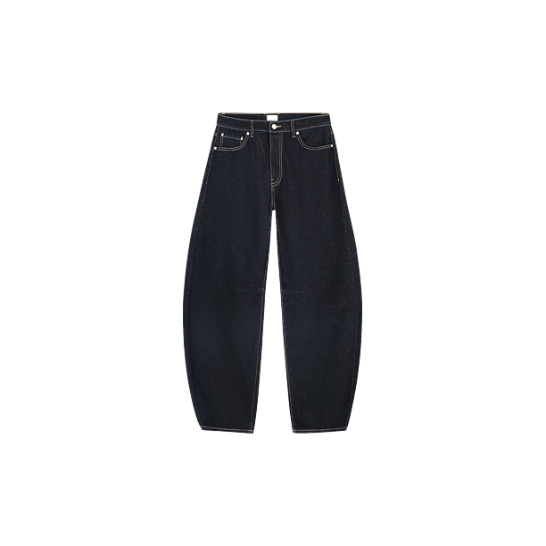 Bold barrel fit jeans (NOOS) Blauw