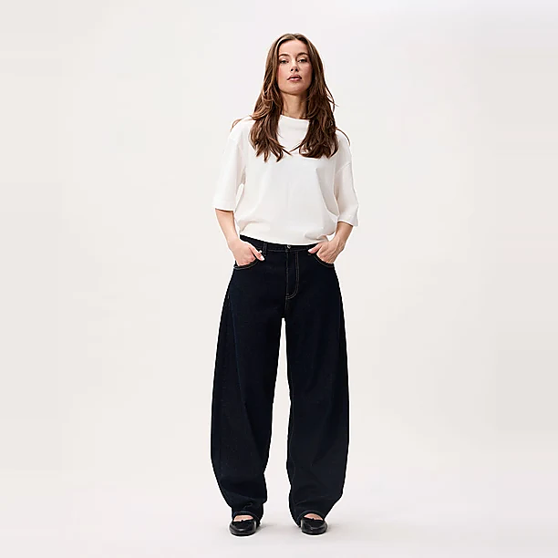 Bold barrel fit jeans (NOOS) Blauw