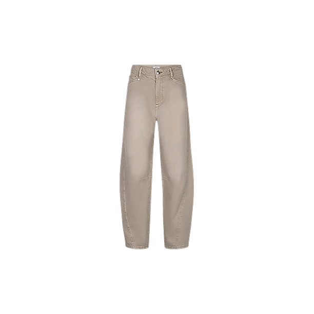 BRAVE BARREL LEG JEANS Beige