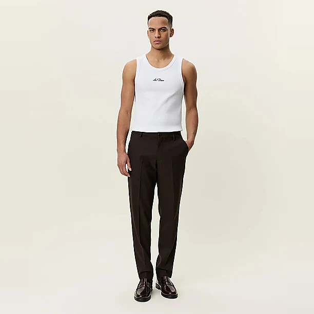 BRUSHED TWILL REG SUIT PANTS Bruin
