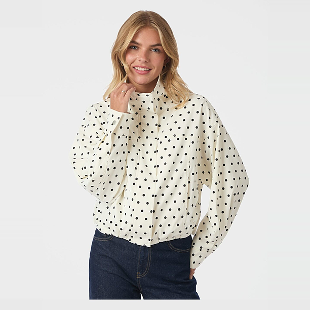 CALLISA DOT JACKET Wit