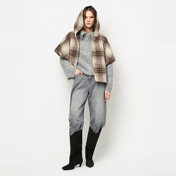 CAPE COAT Beige
