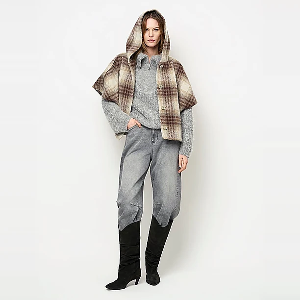CAPE COAT Beige