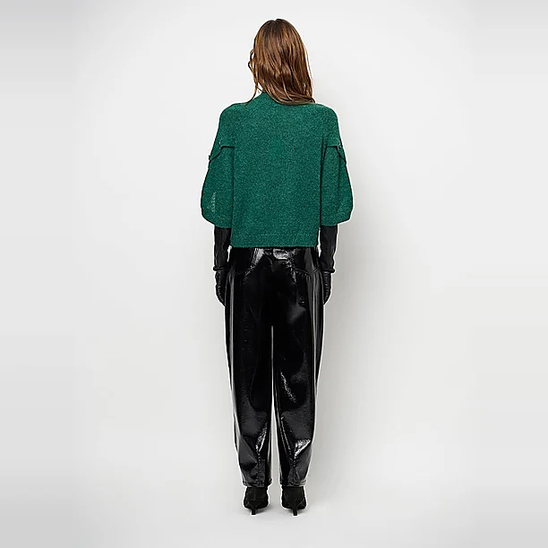CAPE SWEATER Groen