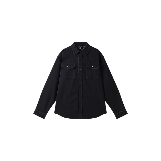 CLASSIC OVERSHIRT Blauw