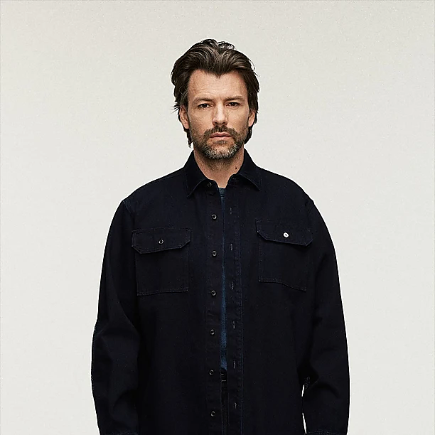 CLASSIC OVERSHIRT Blauw