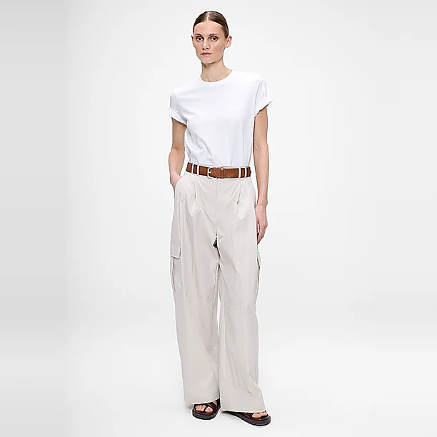 COTTON SS SHIRT Wit