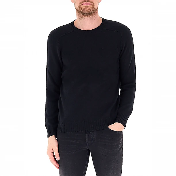 CREW L/SLV Zwart