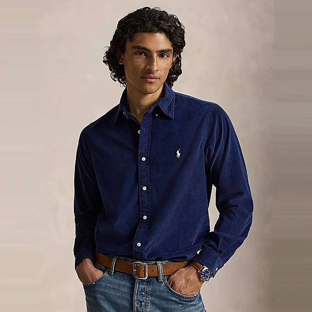 CUBDPPCS-LONG SLEEVE-SPORT SHIRT Blauw