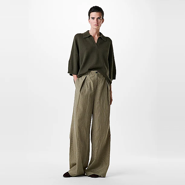DAWSON POLO TOP Olijf