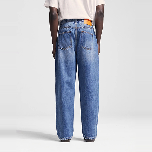 DENIM TROUSERS Blauw