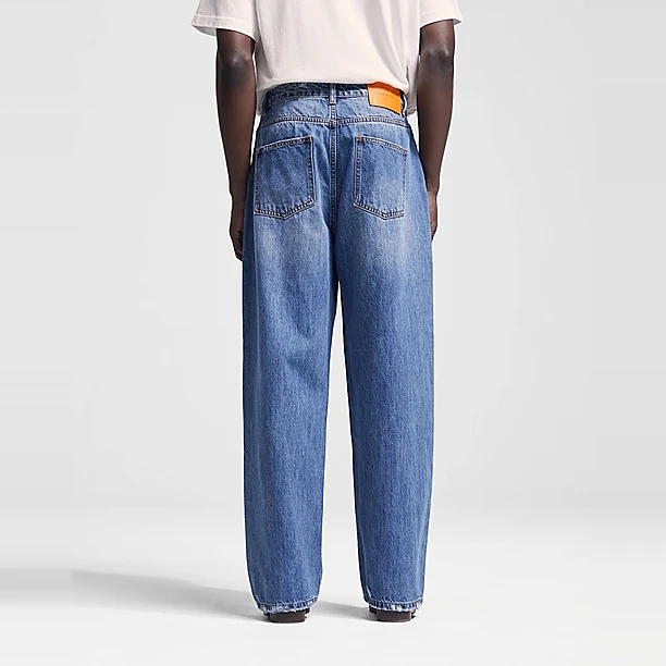 DENIM TROUSERS Blauw