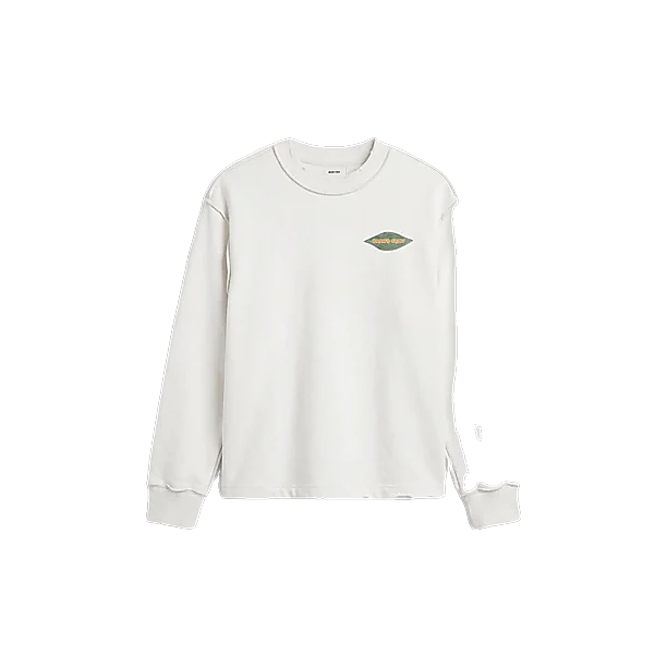 DISTRESSED LEAF LONGSLEEVE Off White