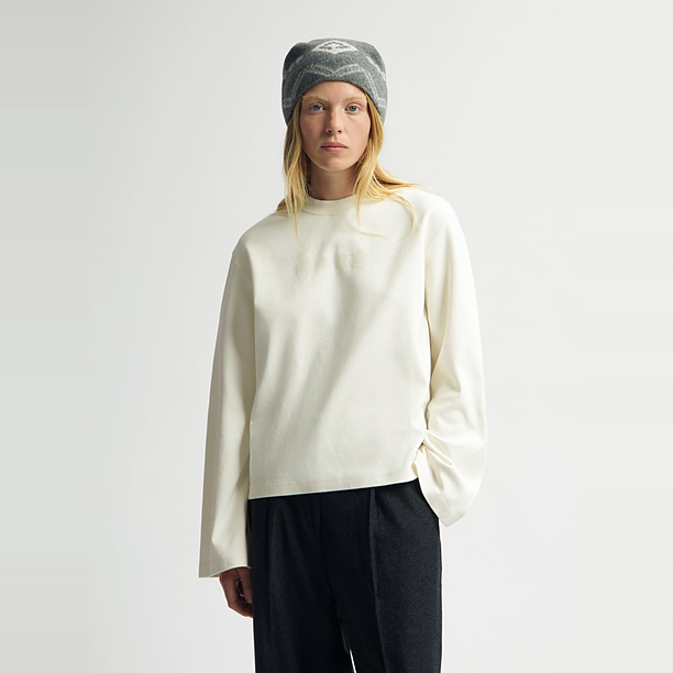 DOILY LS TEE Wit