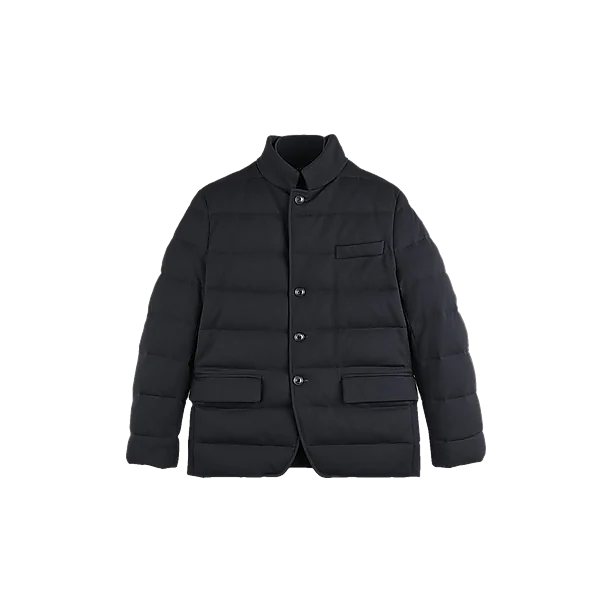 DOWN JACKET DB FRONT JERSEY Marine