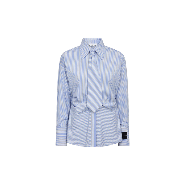 EMMA TIE STRIPE SHIRT