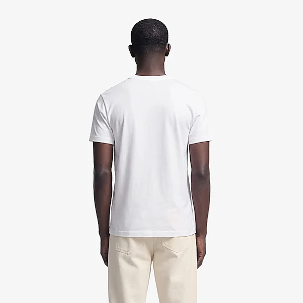 FITTED SCRIPT LOGO T-SHIRT Wit