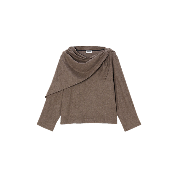 FLANNEL TOP EN SCARF