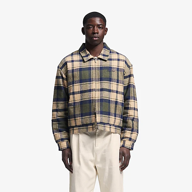 GARDENER FLANEL JACKET Groen