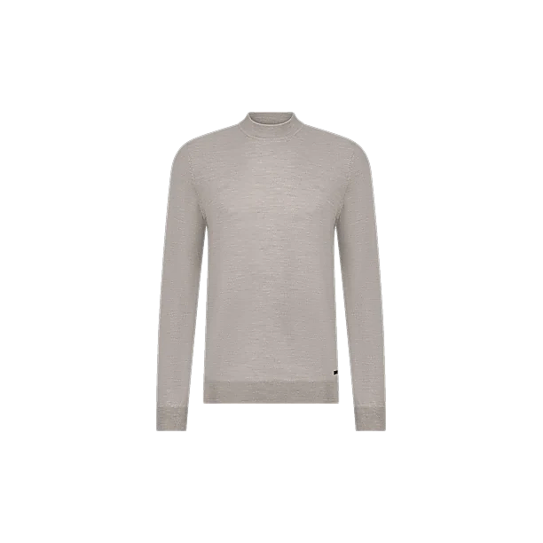 GOY PULLOVER MOCKNECK MERINO Beige