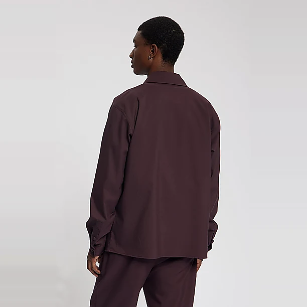 HAPI BRUSHED TWILL SHIRT Petrol