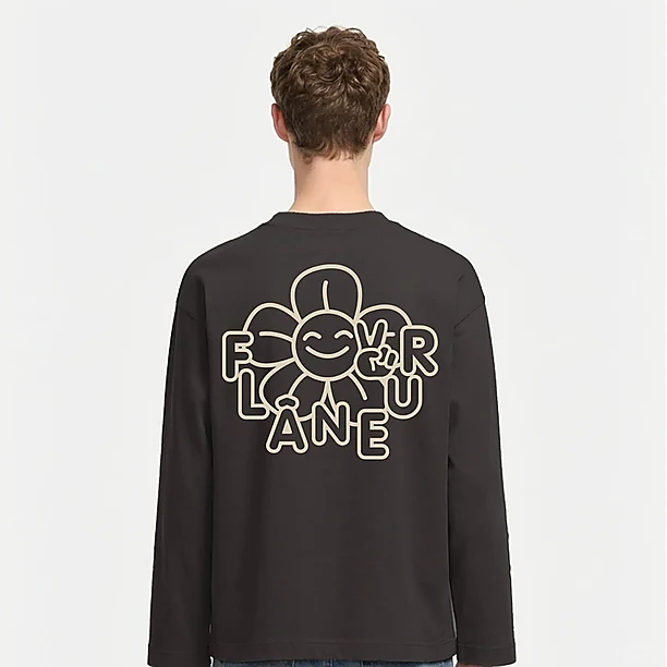 HAPPY FLOWER LONG SLEEVE Bruin