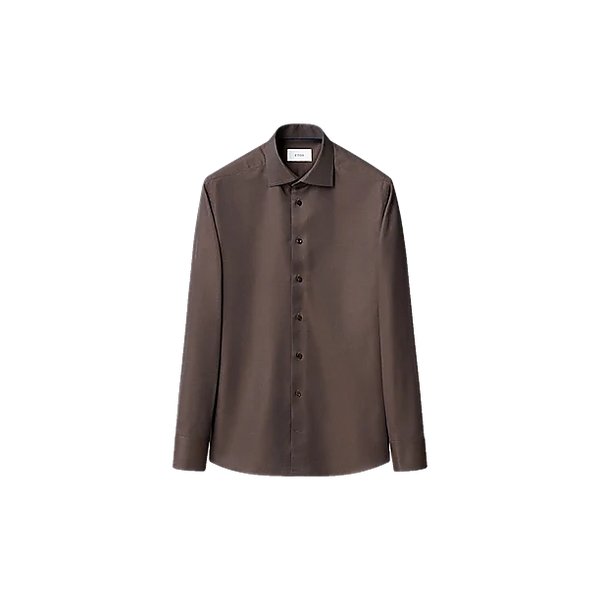 HERRINGBONE SIGNATURE TWILL SHIRT