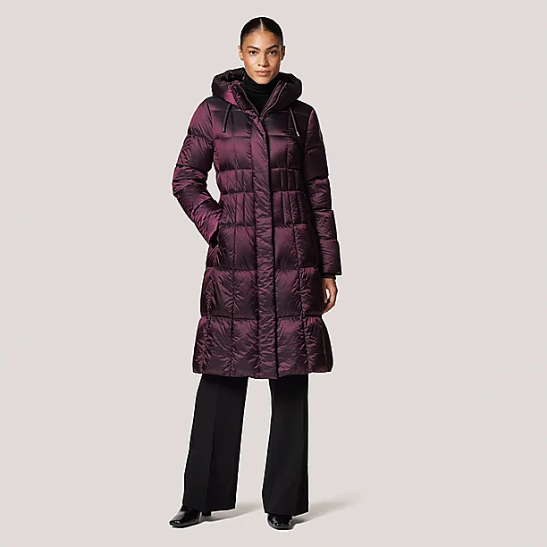 IRIS COAT Donker Bruin