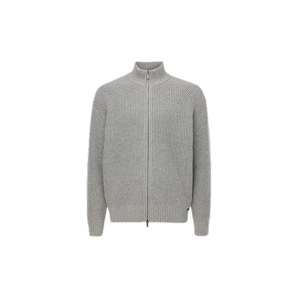 JACKET ZIP LS KNITWEAR
