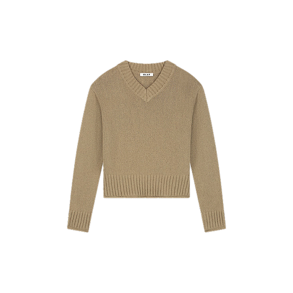 KNITTED V-NECK