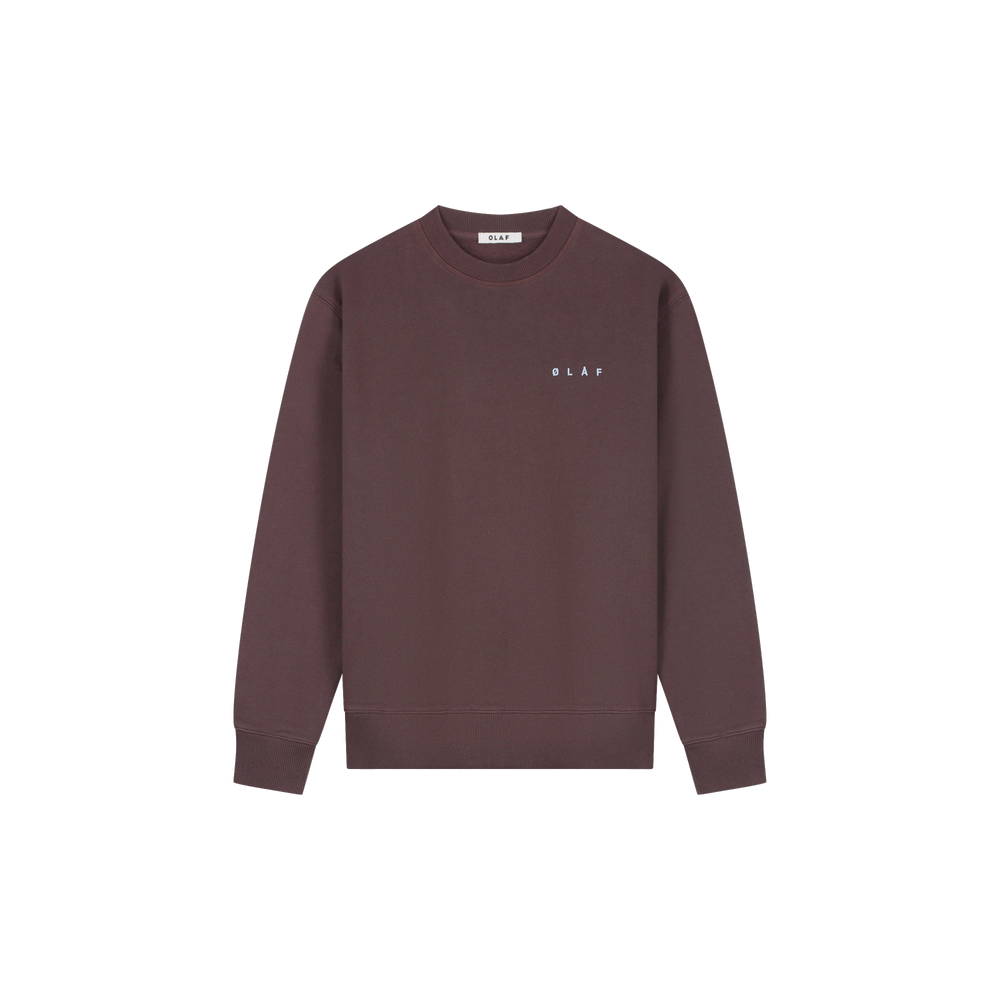 LASSO FACE CREWNECK Donker Bruin