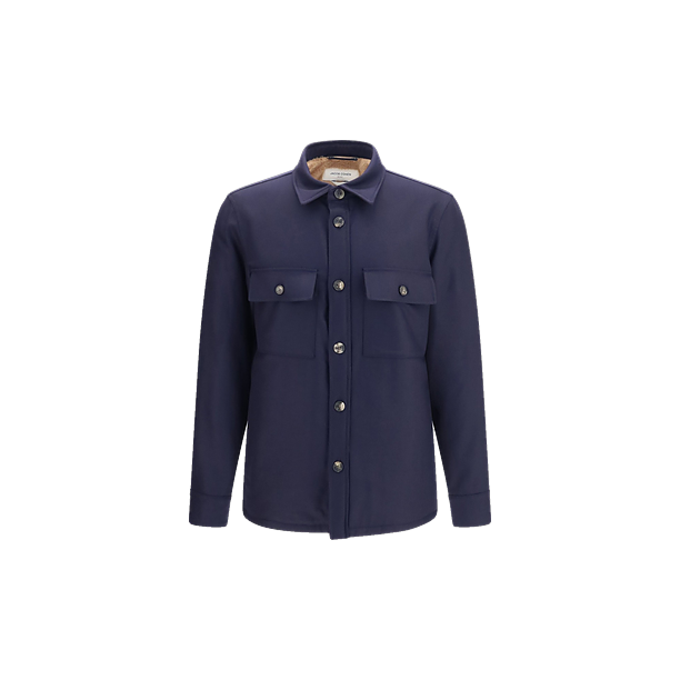 LIGHT JACKET C/INTERNO IN PELLICCIA Blauw