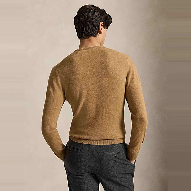 LS CN PP-LONG SLEEVE-PULLOVER Licht Bruin