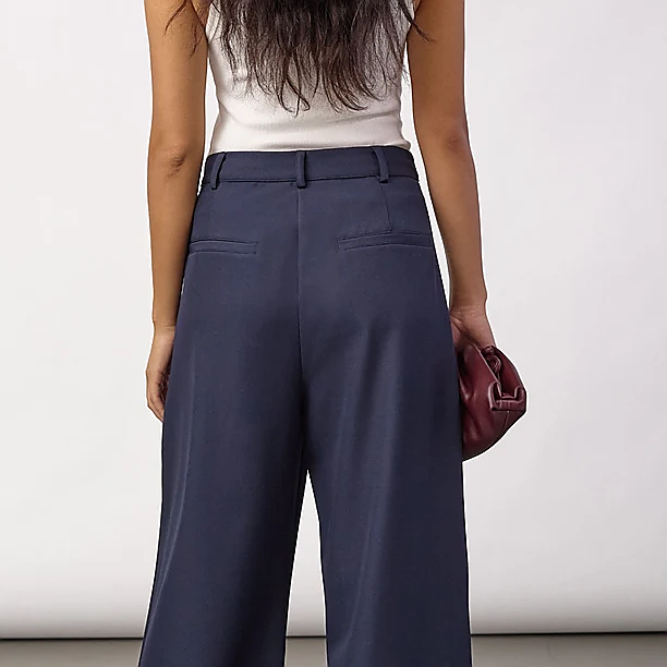 LUNACC PLEAT PANT Marine