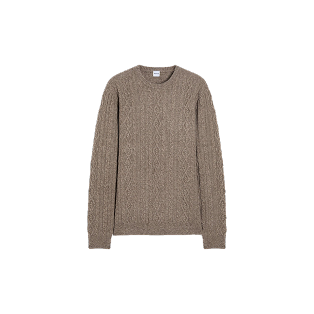 MEN'S KNIT PULLOVER Donker Grijs