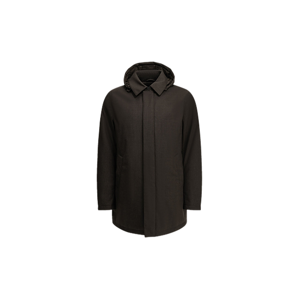 MEN'S WOVEN HALF COAT