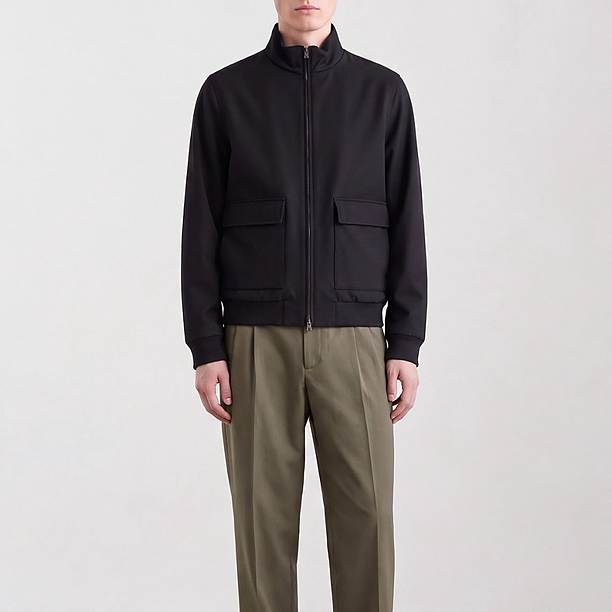 MEN'S WOVEN JACKET Blauw
