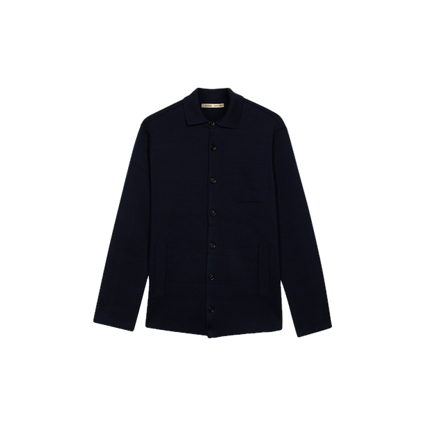 MILANO STITCH OVERSHIRT Blauw