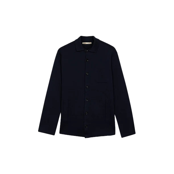 MILANO STITCH OVERSHIRT Blauw