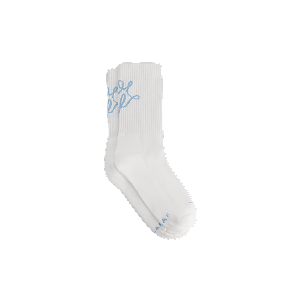 MONOGRAM LOGO SOCKS Wit