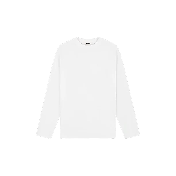 OLAF DOILY LS TEE Wit