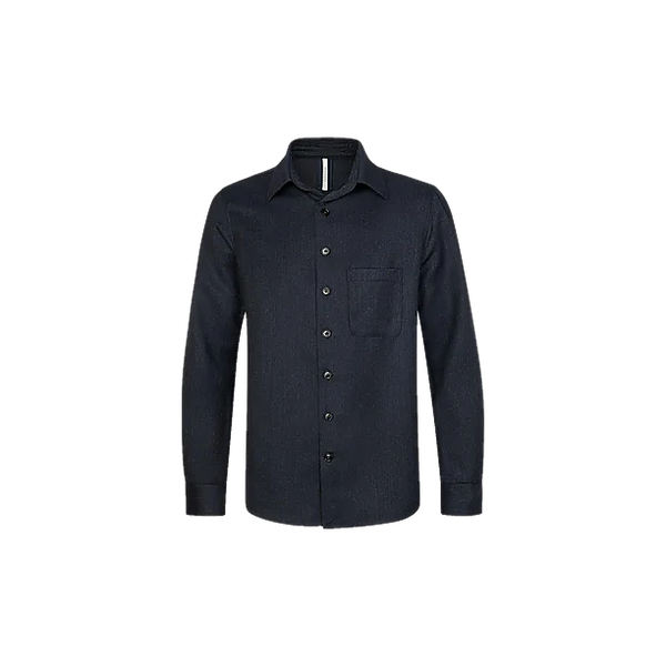 OVERSHIRT MOULINE NAVY